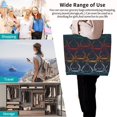 thumbnail image 4 of Yiaed Cartoon Sharks Print Handbag for Women Tote Purse Shoulder Bag Large Fashion Hobo Purse Handbag Shopping Tote, 4 of 5