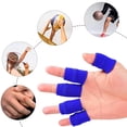 thumbnail image 4 of CUITING Finger Arthritis Sleeves  10 Pcs Elastic Thumb Splint Brace Support Protector Finger Compression Sleeve for Arthritis Joint Pain Relief  Breathable Finger Tape for Triggger Finger, 4 of 6