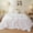 White, variant on Luxury Faux Rabbit Fur Queen Size Throw Blanket, Soft Cozy and Plush Shaggy Waffle Big Bubble Fluffy Warm Blankets for Bed Couch Sofa, Cute Fuzzy Furry Home Decor for Women, 90x90, White