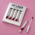 thumbnail image 4 of 5 Piece Tear Off Lipliner Set Rich And Durable Tear Off Lip Gloss Infused With And Vitamin E Suitable For All Skin Types, 4 of 6