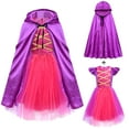 thumbnail image 2 of Halloween Witch Costume for Girls with Cape Sanderson Sisters Dress Set, 2 of 5