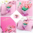 thumbnail image 3 of Miangastore 2pcs Bouquet Card Paper Writing Space for Messages for Women, 3 of 8