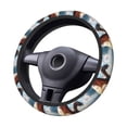 thumbnail image 4 of Fotbe Clear Sky Mountain Red Dragon for Steering Wheel Cover Universal 15 in Car Accessories for Men Women,Steering Wheel Protector Comfortable Protective Case for SUV Sedan Decor, 4 of 8
