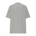 thumbnail image 7 of Plebaso Women's Summer Tops Eyelet Short Sleeve Casual Tunic Shirts Loose Dressy Blouses Basic Tee, 7 of 7