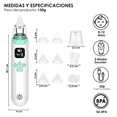 thumbnail image 2 of Aspirador nasal eléctrico Baby List seguro y Silencioso Con Luz LED y música relajante, 2 of 5