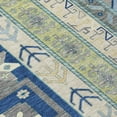 thumbnail image 5 of HomeRoots 598485 5 x 8 ft. Navy Blue, Green & Gray Aztec Washable Indoor & Outdoor Rectangle Area Rug, 5 of 5