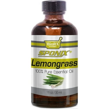 Lemongrass Essential Oil Aromatherapy - Premium Grade - Made with 100% Pure Therapeutic Grade Essential Oil 1 oz (30 ml) by Sponix