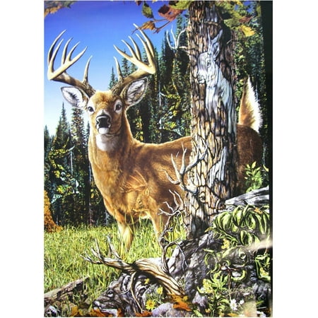 Find 9 Deers Throw Blanket - Decorative Fleece Blanket By JP (Best Way To Find Deer)
