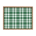 thumbnail image 1 of Society6 Cheery Checks Pine by Lisa Argyropoulos Rectangular Bamboo Tray, 1 of 1