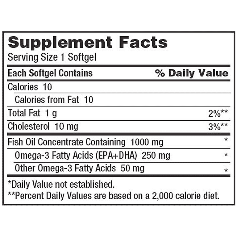 Kirkland Signature Fish Oil 1000 mg., 400 Softgels