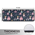 thumbnail image 5 of Kitchen Rugs Sets Of 2,Dark Blue Princess Castle Night Pattern Anti Fatigue Kitchen Mat Rugs Non Slip Washable,Decorative Kitchen Floor Mats for Kitchen,Sink,Laundry,17"x47"+17"x47", 5 of 5