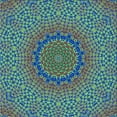thumbnail image 1 of Ahgly Tapis d'Intérieur Lavable en Machine Carré Transitionnel Bleu Ardoise Foncé Violet, 8 Pieds Carré, 1 of 7