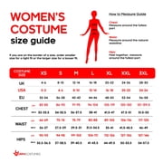 Morph Costumes Metallic Jumpsuit For Women Shiny Cat Suit Gold Bodysuit For Women Metallic Catsuit L
