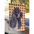 thumbnail image 2 of Carolines Treasures SC9540CHF Cocker Spaniel Drapeau Feuilles d'Automne Toile Taille Maison, 2 of 4