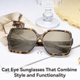 thumbnail image 3 of Gafas de Sol Dollger Cuadradas Sobredimensionadas y Polarizadas para Mujer y Hombre, 3 of 6