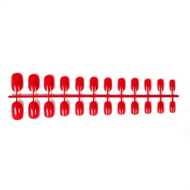 Vogacara 24 piezas de accesorios de manicura para uñas falsas, accesorios para mujeres, decoraciones para manos, uñas postizas Juegos de manicura Rojo Vogacara CE011421-07