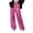 Pink, variant on YUANxueke Girls Fleece Lined Sweatpants Bow Graphic Drawstring Waist Wide Leg Warm Pants for 5-15 Years