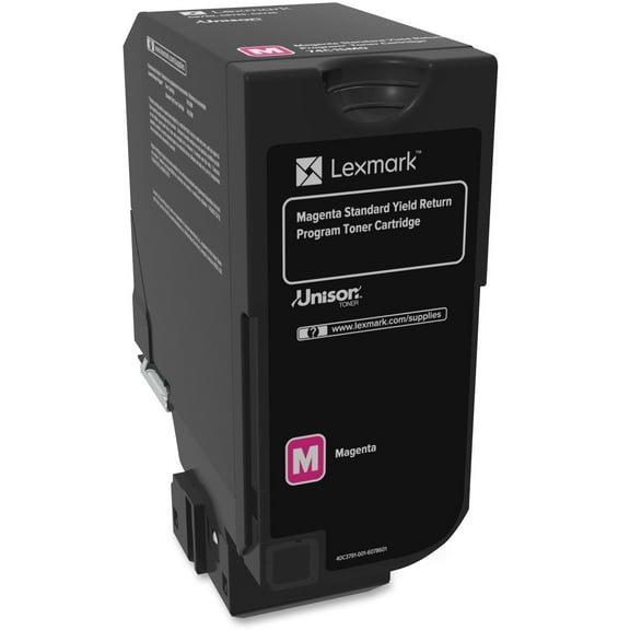 Lexmark CS720, CS725, CX725 Magenta Standard Yield Return Program Toner Cartridge