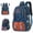 navy blue, variant on Large Capacity Lightweight Outdoor Travel Backpack with Shoe Compartment - Mountaineering, Camping and Hiking Bag, Durable Polyester, Adjustable Shoulder Straps, Multiple Pockets, Travel Backpacks
