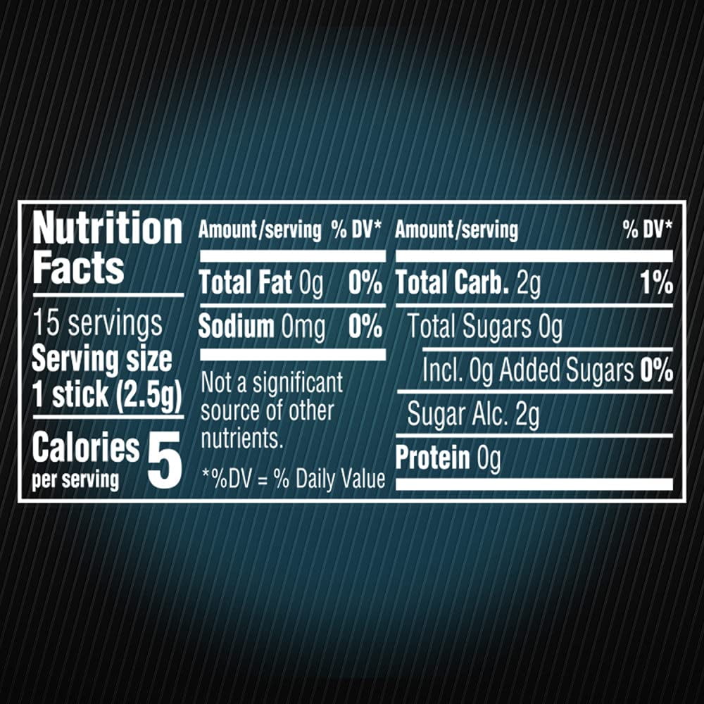 5 Gum Winter-Mint Ascent Sugar-Free Gum, 15 Count (Pack of 10)
