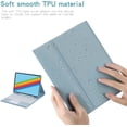 thumbnail image 7 of JINRAN Touch Keyboard Case for iPad 9th / 8th / 7th Generation (2021/2020/2019) 10.2 Inch, with Pencil Holder - Magnetically Detachable Touch Bluetooth Keyboard, 7 of 7