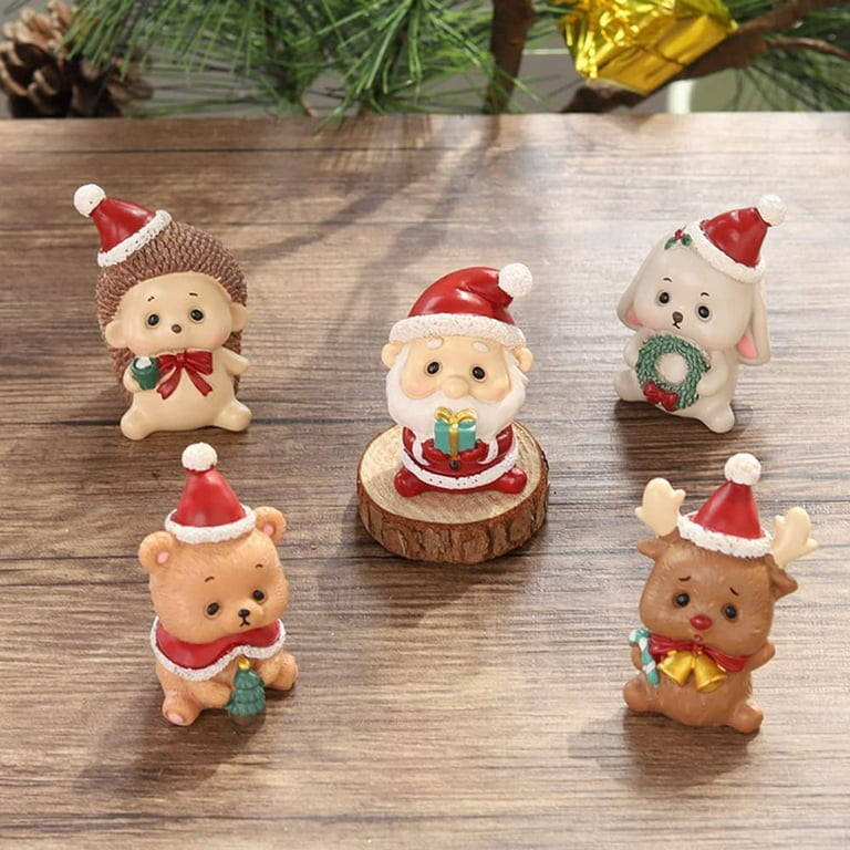 Cute Mini Christmas Ornaments Resin Miniature Christmas Decorations Animal  Family Gifts - China Christmas Decoration and Party Decoration price