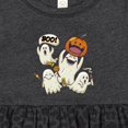 thumbnail image 4 of Inktastic Halloween Ghosts Girls Baby Dress, 4 of 5