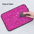 thumbnail image 6 of Bingfone Rose Red Glitter Laptop Sleeve Case 13 Inch, 360° Protective Computer Carrying Bag, 6 of 9