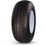 Greenball Towmaster 20.5x8.00-10 8-Ply Bias Trailer Tire and Wheel Assembly 4-on-4 Bolt Pattern, White
