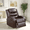 Brown-1Seater, variant on MAYEERTY Faux Leather Recliner Chair, Adjustable Backrest Reclining Chair for Living Room, Brown