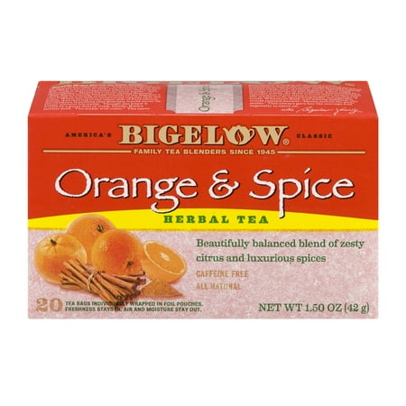 Orange Spice Flavored Black Tea (3 Boxes) ROSE HIPS, SPICES, HIBISCUS, ORANGE PEEL, ROASTED CHICORY, NATURAL ORANGE FLAVORS (SOY LECITHIN). ()