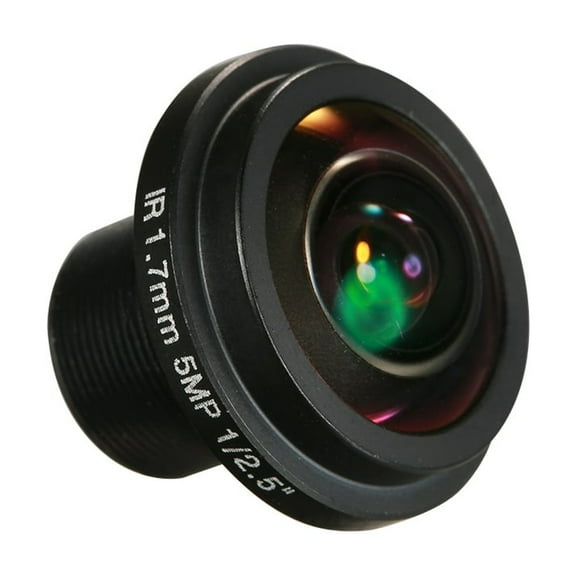 Lens 1.7mm Fisheye Lens HD 5.0 Megapixel  Mount 1/2.5" F2.0 For CCTV IP Camera 180 Degree Wide Angle Panoramic CCTV Camera Lens