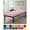 Pink, variant on Gilbins Cot Size 30" x 75" Fitted Sheet, Made of Ultra Soft Cotton, Perfect for Camp Bunk Beds/RVs/Guest Beds Pink