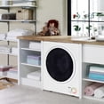 thumbnail image 5 of Ktaxon 1.6 cu. ft. Electric Tumble Compact Cloth Dryer Stainless Steel Wall Mounted, White, 5 of 12