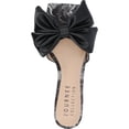 thumbnail image 3 of Journee Collection Womens kealla Faux leather Bow Slide Sandals, 3 of 3
