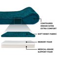 thumbnail image 5 of FurHaven Pet Dog Bed | Memory Foam Minky Plush & Velvet Luxe Lounger Pet Bed for Dogs & Cats, Spruce Blue, Jumbo Plus, 5 of 10