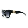 thumbnail image 6 of Womens Oversized Cat Eye Designer Fashion Luxury Sunglasses Black - Smoke, 6 of 8