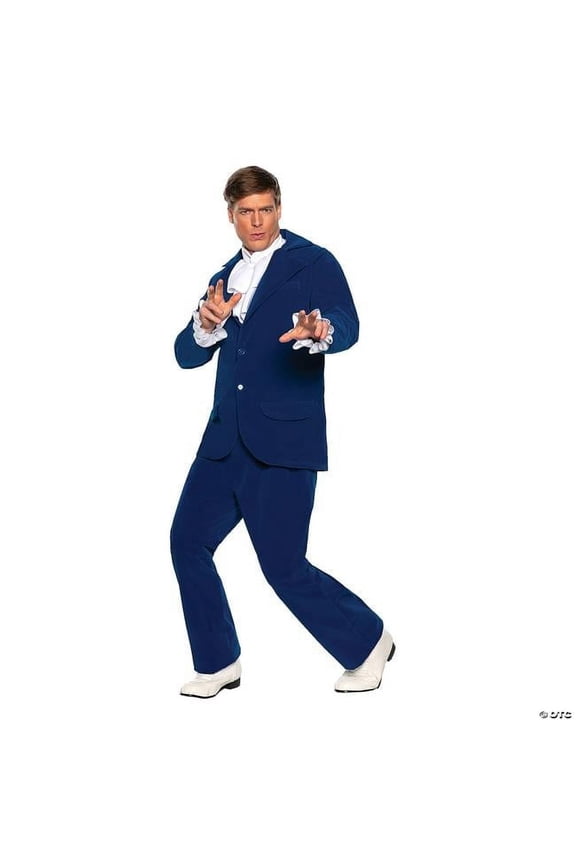 Groovy Sixties Blue Adult Costume Suit | XX-Large Male