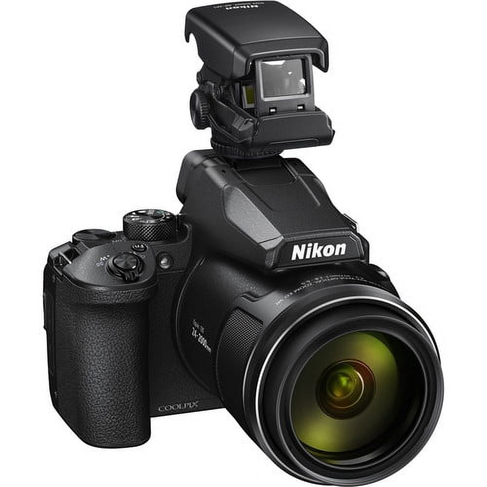 Nikon COOLPIX P950 Point Shoot Digital Camera, 32GB, 4 Piece Close