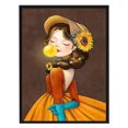 thumbnail image 2 of Cuadros Decorativos DIY 14CT estampado punto de cruz Kit girasol niña bordado A Tmvgtek embutido en tela, 2 of 9