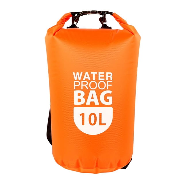Bolsa seca impermeable de almacenamiento 10L Shamjiam Senderismo Naranja