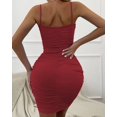 thumbnail image 4 of Sexy new summer style spaghetti strap dress with V-neck and bodycon fit, 4 of 5