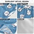 thumbnail image 2 of FORMRS Boys Swim Trunks Quick Dry Mesh Liner Boardshorts Sizes XS-XL, Baseballs Pattern, 2 of 7