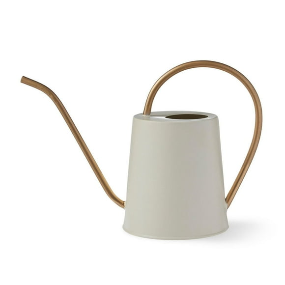 Petit arrosoir FRAÎCHE collection printanière en métal crème 2 litres