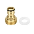 thumbnail image 5 of Adaptador de conector rápido de grifo de latón M18 hembra para manguera de riego de jardín 2 piezas, 5 of 5