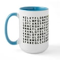 thumbnail image 2 of CafePress - Word Search Mugs - 15 oz Ceramic Large White Novelty Mug, 2 of 4