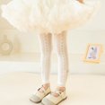 thumbnail image 4 of ZACPNCV Little Girls Fishnet Tights Princess Hollow Out Footed Leggings Toddler Dancing Pantyhose Uniform Stockings Beige 2-3 Years, 4 of 6