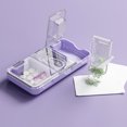 thumbnail image 3 of YAOMOBB Pill Dispenser Large Capacity Splitter Storage Box Food Grade Transparent 3 in 1 Crusher Container (Tablet Storage), 3 of 7