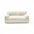 thumbnail image 6 of 63.8" Queen Pull Out Sofa Bed, 3-in-1 Convertible Sleeper Sofa with Side Storage,Multi-Functional Velvet Loveseat Bed for Living Room,Bedroom,Apartment,Office,Beige, 6 of 9