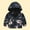 Black, variant on Boys Girls Jacket, Lightweight Pattern Outerwear Windbreaker Kids Hooded Coat Beige 4-5T